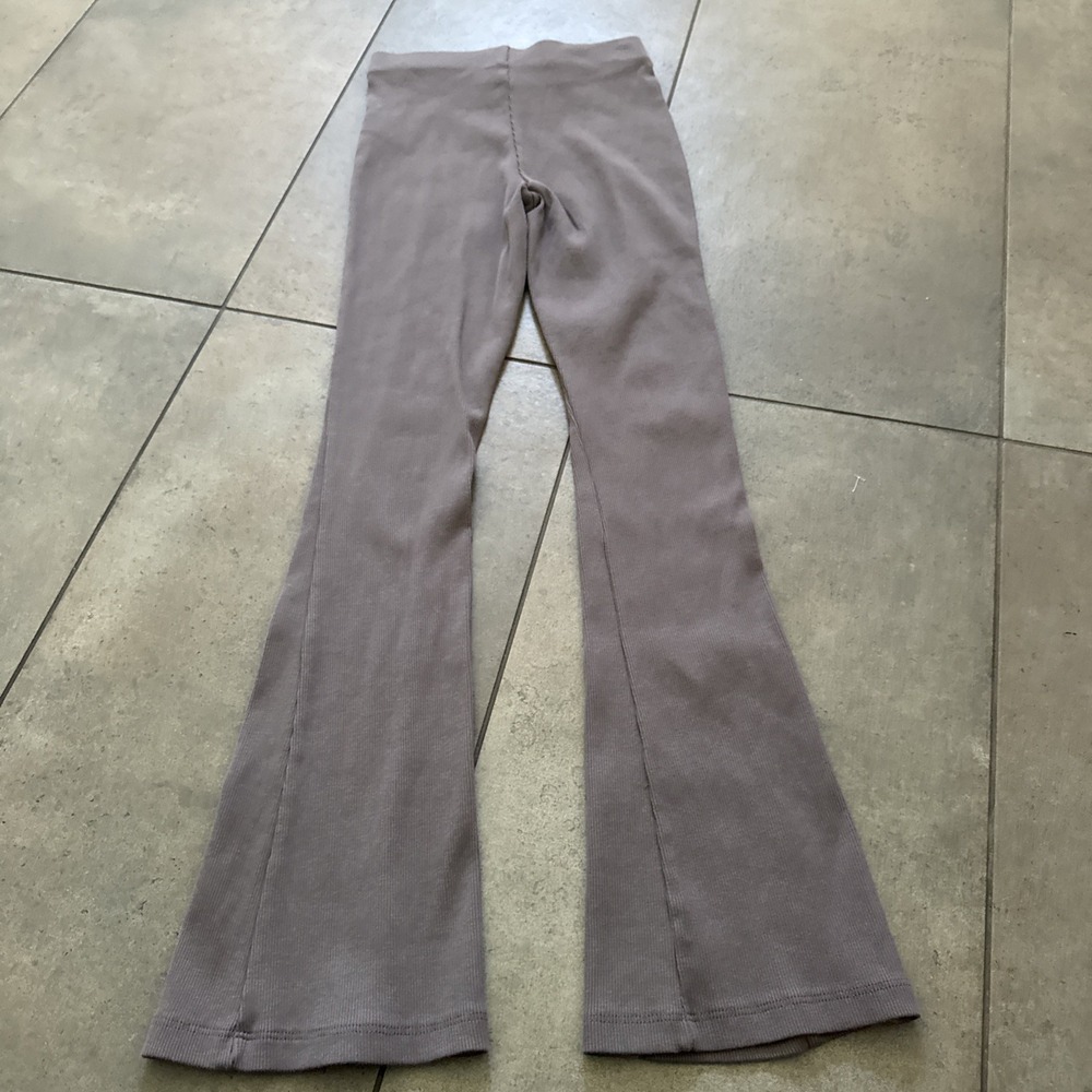 Zara Girls 11/12 bundle Lot Denim Skirt Ribbed Leggings Pants Brown Blue Modern - Picture 9 of 9
